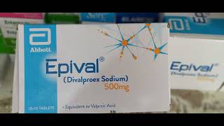 Epivaldivalproex sodium 500mg epival abbot medicine mirgi epilepsy epival epivalsyrup [upl. by Darsey693]