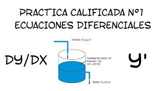 PRÁCTICA CALIFICADA N°1 ECUACIONES DIFERENCIALES UNMSM [upl. by Akinahc]