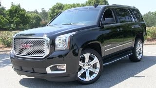 2015 GMC Yukon Denali Start Up Test Drive and In Depth Review [upl. by Gardal]