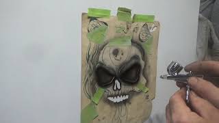 Air brush review on our new Timbertech combo kit [upl. by Yelruc]