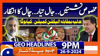 Geo News 9 PM Headlines  Sept 26 2024 [upl. by Andaira]