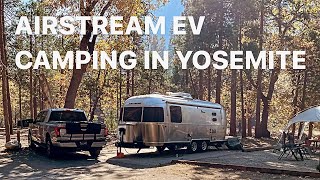 Airstream EV Camping in Yosemite Valley  Ford F150 Lightning  Pro Power Onboard  EBC ebike [upl. by Betsey]