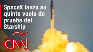 Sin precedentes el cohete Starship de SpaceX despega y aterriza en una ambiciosa prueba [upl. by Trainer]