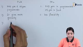 Comparison Between PLA and PAL  Programmable Logic Devices  Digital Electronics in EXTC [upl. by Rawden]