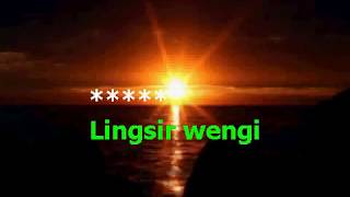 Karaoke Lingsir Wengi  Didi Kempot [upl. by Annauqahs]