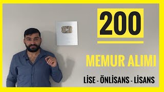 KPSS 60 PUANLA 200 MEMUR ALIMI MİLLİ SARAYLAR İDARESİ BAŞKANLIĞI PERSONEL ALIMI [upl. by Leigha]