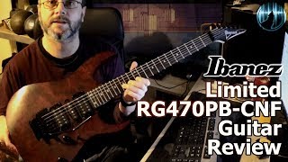 IBANEZ LIMITED RG470PBCNF Guitar Review [upl. by Novahc138]