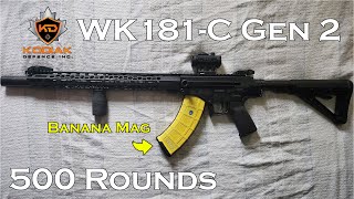 WK181C Gen 2 500 Round Update Banana Mag [upl. by Attennyl]