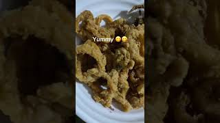 Calamaris with garlic sauce viralvideo cooking calamares trending [upl. by Asyl]