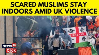 UK Riots Intensify  Shops Mosque Boarded Up Out Of Fear Of Violence  UK Violence  News18  N18G [upl. by Anavoj]