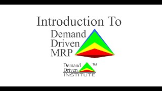 Introduction to DDMRP By Chad Smith [upl. by Yggep]