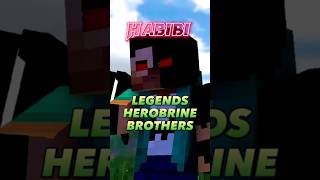 I FOUND LEGEND HEROBRINE BROTHERS  HABIBI EDIT  zakiexdgaming shorts habibi [upl. by Jaine]