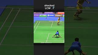 He shocked Lee Chong Wei badminton badmintonlovers shorts youtubeshorts bwf instagram [upl. by Rosane328]