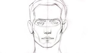 How to Draw the Head  Front View [upl. by Kenric439]