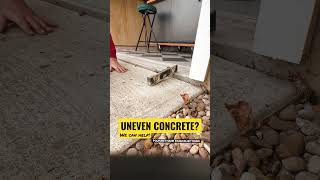 How to lift Uneven Concrete Polyurethane Soil Timelapse Lift BayAreaUnderpinning Concrete [upl. by Grosz]