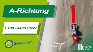 Sveaverken F100 Auto Steer  A  Richtung [upl. by Alleul52]