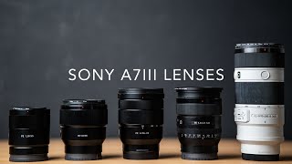 The Best Lenses for Sony A7III  Sony A7IV [upl. by Seravat920]