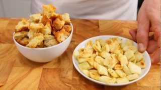 Croutons maken  Allerhande [upl. by Arratal]