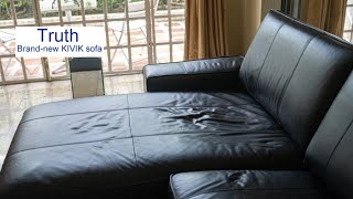 IKEA Philippines SOFA KIVIK leather [upl. by Moorish]