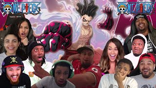 GEAR 4TH SNAKEMAN  LUFFY VS KATAKURI ONE PIECE EPISODE 870 BEST REACTION COMPILATION [upl. by Ainav]