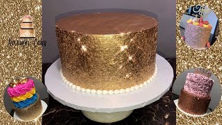 HOW TO MAKE A GLITTER CAKE [upl. by Ondrej212]