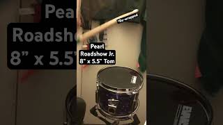 Read Desc Pearl Roadshow Jr 8” x 55” Tom Demo drums drummersreview evansdrumhead pearldrums [upl. by Ambrogino]