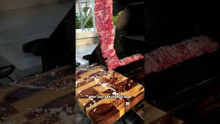 How to cook the perfect outside skirt steak with August Steak Salt [upl. by Yuu]