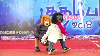 varan varan poochandi jsv college dance [upl. by Norrab]