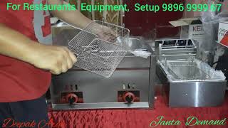 How to make setup gas Fryer installation Electric Deep Fryer Planetary Mixer Cafe items in Punjab [upl. by Akeber]