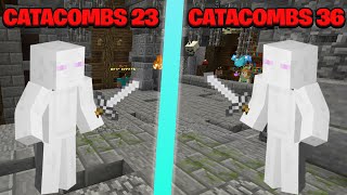 Using a Hyperion with Catacombs 23 vs 36  Hypixel Skyblock shorts [upl. by Adnocahs]