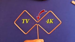 How to make a digital antenna to watch DTV channels [upl. by Ariahay]