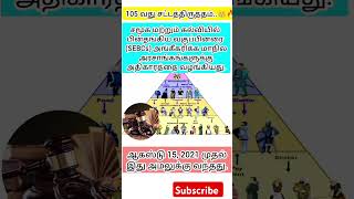 105 th constitutional amendment act tnpsc governmentexams tnpscgroup4 polity [upl. by Yruy262]