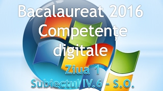 Competente digitale 2016  Ziua 1  Sisteme de operare [upl. by Byers]