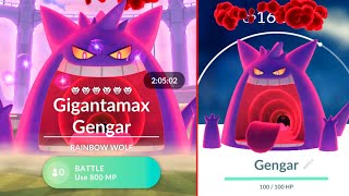 New Debut Gigantamax Gengar Raid is Live Pokemon GO [upl. by Eerhs562]