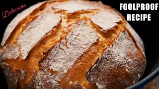 5 Ingredient NO KNEAD Homemade Sandwich Bread  SOFT for Days [upl. by Assele894]