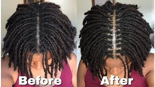 How to Interlock Locs  VERY Detailed Tutorial [upl. by Deerdre]