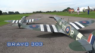 Mick Reeves 1 4 Scale Spitfire Electric Conversion  Woodspring Wings Model Air Show 2021 [upl. by Asalocin968]