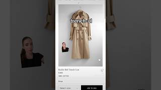 Where to buy trench coats ✨ style fashion trenchcoat trenchcoats coats [upl. by Kcirdderf]