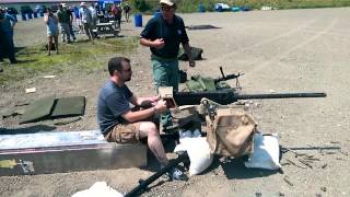 Firing the FN M3 50caliber machine gun [upl. by Ruamaj]