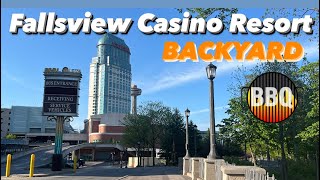 LIVE 💚 Fallsview Casino Backyard BBQ  Opening Day  Niagara Falls Canada 🇨🇦 2024 [upl. by Kotick]