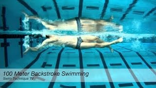 Backstroke Technique  Side View  Krayzelburg Phelps Lochte [upl. by Oinafipe368]