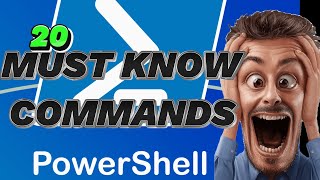 PowerShell commands You NEED to Know [upl. by Chandos]