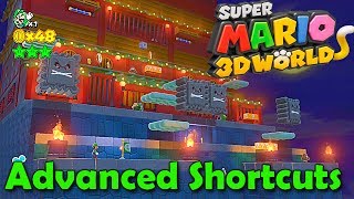 Super Mario 3D World  Speedrun Shortcuts Advanced Tips and Tricks [upl. by Naelopan]