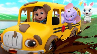 Canción Las Ruedas Del Autobús  Música Infantil  RaydenCoco En Español [upl. by Emaj]