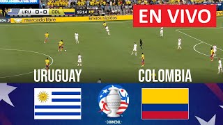 🔴 EN VIVO Uruguay vs Colombia  Copa América 2024  SEMIFINAL  Partido en vivo hoy [upl. by Anah752]