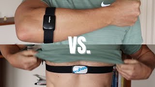 Wahoo TICKR amp TICKR FIT Heart Rate Monitor Review  Chest Strap VS Arm Band [upl. by Niwle]