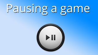 Unity tutorial Pausing a game [upl. by Margarita665]