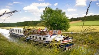 Luxury Barge Cruises in Burgundy aboard Hotel Barge La Belle Epoque [upl. by Ybloc]