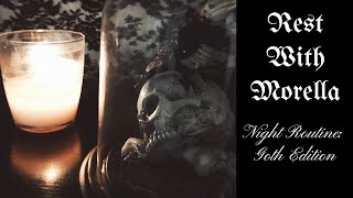 Rest With Morella  Nightly Routine Goth Edition  Morella Reborn [upl. by Acimehs]