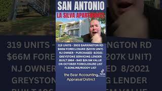 San Antonio Apartment Going to Foreclosure  La Silva Apartments [upl. by Jestude571]